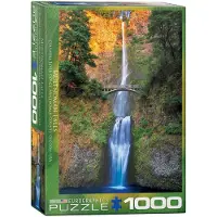 Eurographics , Multnomah Falls, Oregon, 1000 stukjes, Landschap