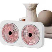 VHV - Campingventilator - campingventilator met lamp - USB oplaadbaar, stil, met LED verlichting - voor camping, tent, caravan