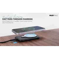 Musthavz Magpower MagSafe Powerbank 5000 MAh Zwart