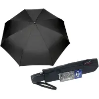 Parasol Automatische Herenparaplu Carbon Steel Zwart - Stevig & Stijlvol