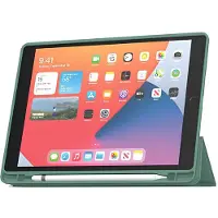 Myway , Hoesje geschikt voor iPad Air 13 inch M2 - SlimSkin Series Folio met Apple Pencil Houder, Groen