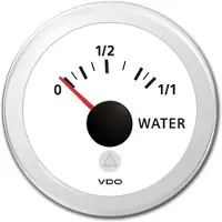 VDO Bekijk Lijn 0-1/1 3-180ohm Dlrw Enkele Schaal Vers Water Niveau Instrument 12-24v