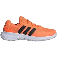 Adidas Sportschoen 'GameCourt 2' donkeroranje / zwart