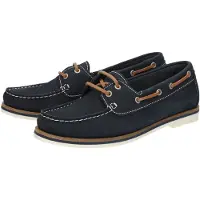 Sioux Mocassins 'Nakimba-700' donkerblauw / karamel
