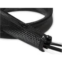 Logilink KAB0046 kabel beschermer Zwart - 1M - Ø30mm