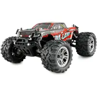 Amewi M-Land Rood Brushed 1:16 RC modelauto voor beginners Elektro Monstertruck 4WD RTR 2,4 GHz