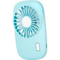 VHV - Bureauventilator - usb bureauventilator - USB oplaadbaar, met LED verlichting - voor kantoor, slaapkamer, thuiswerken