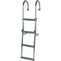 OceanSouth RVS zwemtrap opklapbaar met 180gr. ophanging