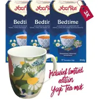Yogi tea Bedtime Bio - 3 pakjes - inclusief limited edition mok