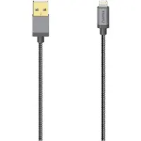 Hama Usb-kabel - Lightning Metal 75 Cm Grijs (200501)