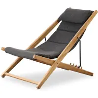 Chill Dept Beaver Creek Outdoor Loungestoel Charcoal
