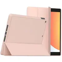 MW , Hoesje geschikt voor iPad Pro 12.9 inch - SlimSkin Series Folio met Apple Pencil Houder, Roze