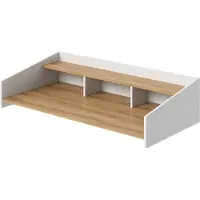 Vicco opzetrek Viktor Artisanaal eiken/Wit 127.2 x 30 cm, Model 60747