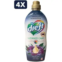 Dreft 4 x 1l ultimate care intense dark 40sc wasverzachter