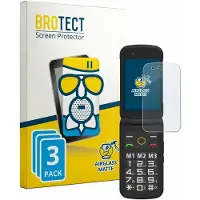 BROTECT - Screenprotector voor AGM M8 FLIP - Folie Beschermfolie Beschermglas matte 3 Stuks