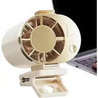 VHV - Tailleventilator - draagbare tailleventilator - USB oplaadbaar, met digitaal display, met LED verlichting - voor buitenwerk, wandelen, tuinieren