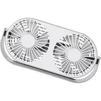 VHV - Bureauventilator - usb bureauventilator - USB oplaadbaar, met LED verlichting - voor kantoor, slaapkamer, thuiswerken