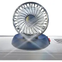 VHV - Autoventilator - usb autoventilator achterbank - USB oplaadbaar, opvouwbaar - voor auto, achterbank, camper
