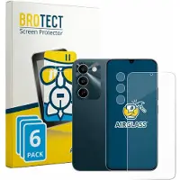 BROTECT Screenprotector 6 Stuks voor realme C100 5G (Voor+Camera) Beschermglas transparant