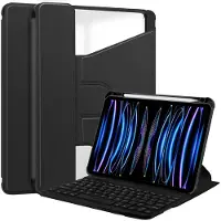 INF Compatibel met iPad 11 (A16) 2025/iPad 10th 10.9'' 2022 Roterende Acryl Bluetooth-toetsenbordhoes