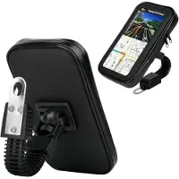 VHV - Telefoonhouder - waterdichte telefoonhouder scooter - met digitaal display, waterbestendig - voor scooter, motor, elektrische fiets