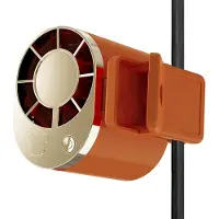 VHV - Tailleventilator - draagbare tailleventilator - USB oplaadbaar, met digitaal display, met LED verlichting - voor buitenwerk, wandelen, tuinieren