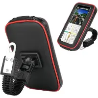 VHV - Telefoonhouder - waterdichte telefoonhouder scooter - met digitaal display, waterbestendig - voor scooter, motor, elektrische fiets