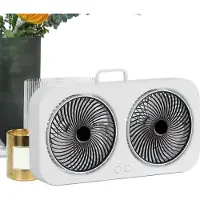 VHV - Campingventilator - campingventilator met lamp - USB oplaadbaar, stil - voor camping, tent, caravan