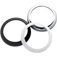 VDO Frontal Bezel Spare Part Zilver 52 mm