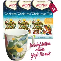 Yogi tea Christmas Tea Bio - 3 pakjes - inclusief limited edition mok