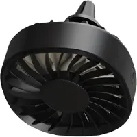 VHV - Autoventilator - usb autoventilator achterbank - USB oplaadbaar, stil, met LED verlichting - voor auto, achterbank, camper