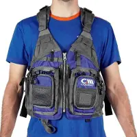 Colmic Fishing Vest Blauw