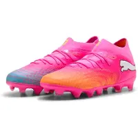 Puma FUTURE 9 PRO FG/AG voetbalschoenen, Roze, Maat 34,5
