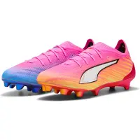 Puma Ultra 6 Ultimate Gras Voetbalschoenen (FG) Felroze Blauw Geel