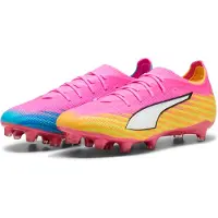 Puma Ultra 6 Pro Gras / Kunstgras Voetbalschoenen (MG) Felroze Blauw Geel