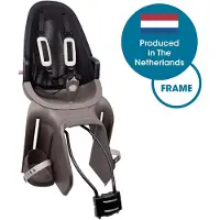Qibbel Air Fietsstoeltje Achter Framebevestiging - Fietszitje - Hazel Brown - Zonder bagagedrager