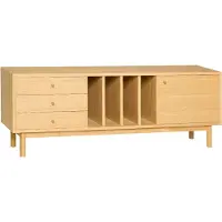 Hubsch Nobby Dressoir Naturel - Dressoirs en buffetkasten Eiken Natural - 882111
