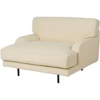 Gubi Flaneur Armchair Boucle - Fauteuils Gepoedercoat Staal Bouclé - 10152485