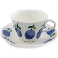 Gustavsberg Porslinsfabrik Prunus koffiekop met schotel 15 cl
