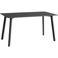 HAY CPH210 Deux 2.0 tafel 75x140 cm Stone grey water based-beuken