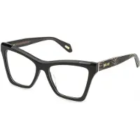 Just cavalli VJC182V 55/17/140 Zwarte Glanzende Acetaat Bril Vrouwen VJC182V