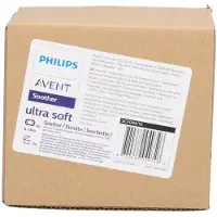 Philips Ultra Soft Nighttime – 6 tot 18 maanden - Glow-in-the-dark fopspeen - 4pack -SCF094/10
