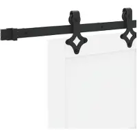 vidaXL Schuifdeur ORKDAL Wit 83 x 232 cm Massief grenenhout