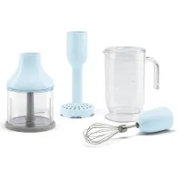 Smeg 4 accessories set, Pastel blue version, Beaker, Chopper, Whisk, Masher Accessoires, 4 accessories set, Pastel blue version, Beaker, Chopper, Whisk, Masher, Hand Blenders