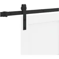 vidaXL Schuifdeur Wit 83 x 202 cm Massief grenenhout