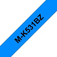 Brother M-K531BZ tape zwart op blauw 12mm x 8m (origineel)