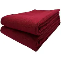 Himla Lina handdoek bordeaux 100x150 cm - set van 2