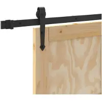 vidaXL Schuifdeur ORKDAL 61 x 198,5 cm Massief grenenhout