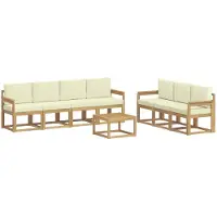 vidaXL Buiten bank set 7 st