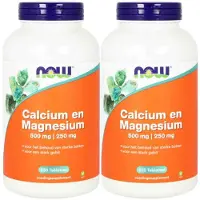 Now 2x Calcium 500mg & Magnesium 250 Mg 250 Tabletten